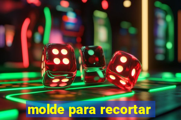 molde para recortar